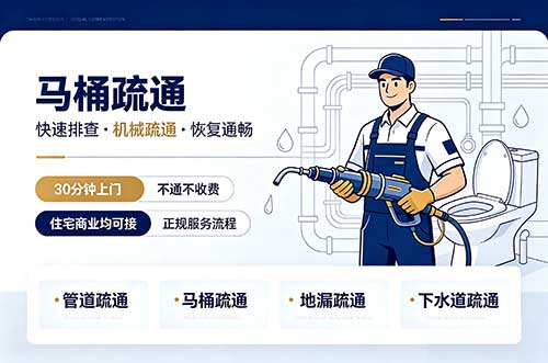河源马桶疏通